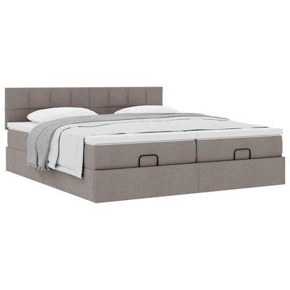 Osmannisk Sengeramme Med Madrasser Stof