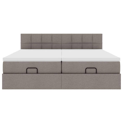 Osmannisk Sengeramme Med Madrasser Stof