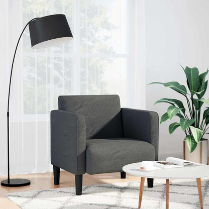 Sofastol Med Armlæn 54 Cm Fløjlsstof