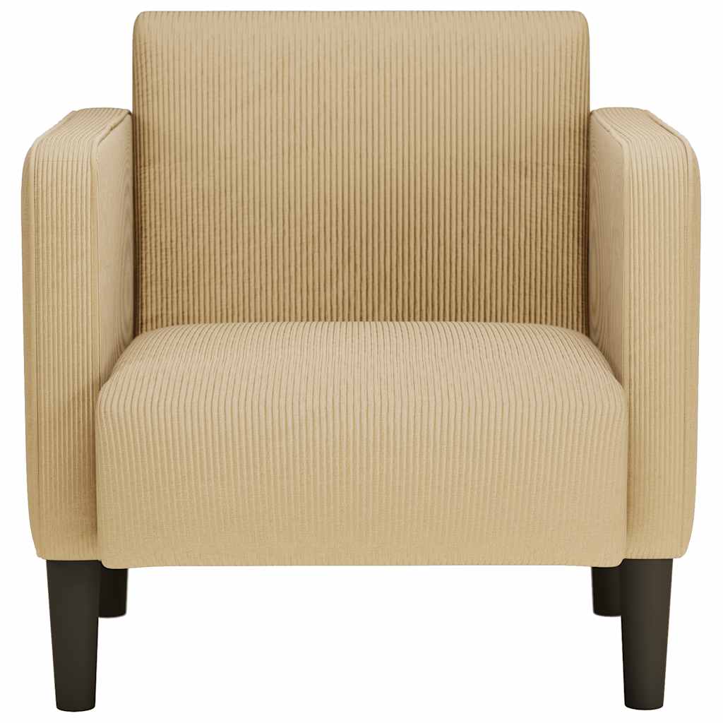 Sofastol Med Armlæn 54 Cm Fløjlsstof