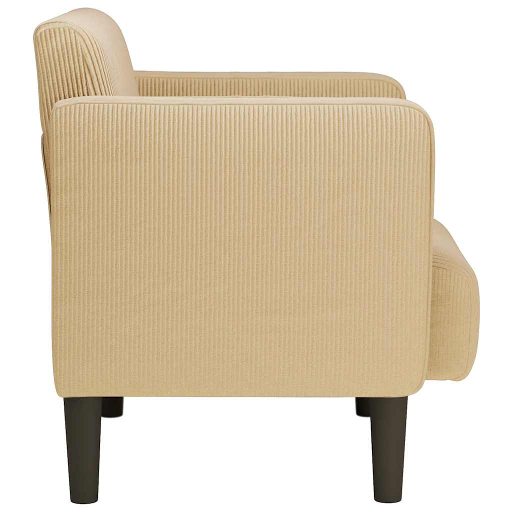 Sofastol Med Armlæn 54 Cm Fløjlsstof