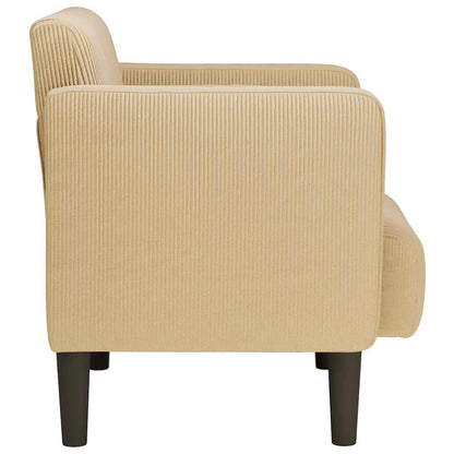 Sofastol Med Armlæn 54 Cm Fløjlsstof