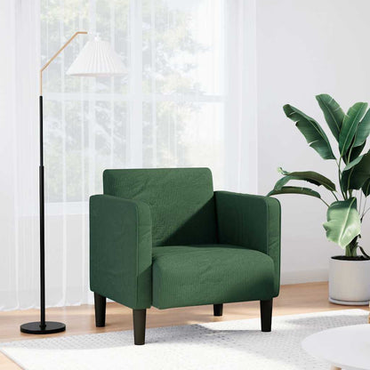 Sofastol Med Armlæn 54 Cm Fløjlsstof