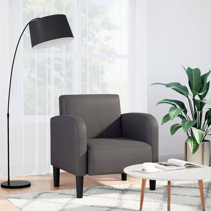 Sofastol Med Armlæn 54 Cm Kunstlæder
