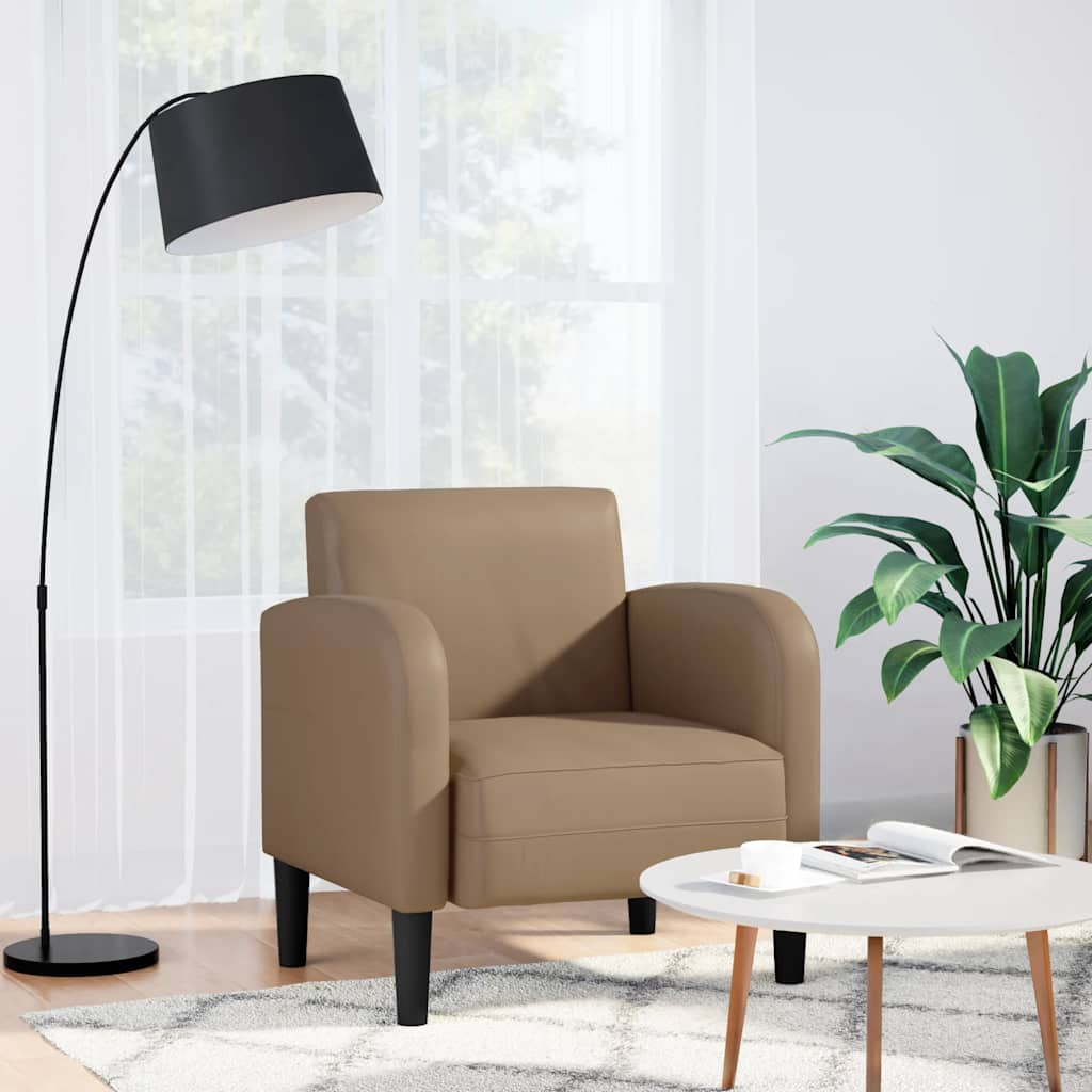 Sofastol Med Armlæn 54 Cm Kunstlæder