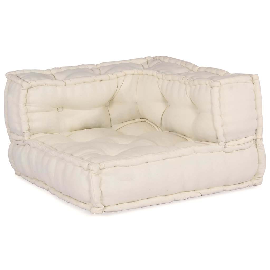 Modulsofa 2 Pcs Creme 70 X 70 X 56 Cm Stof Artisan Eg