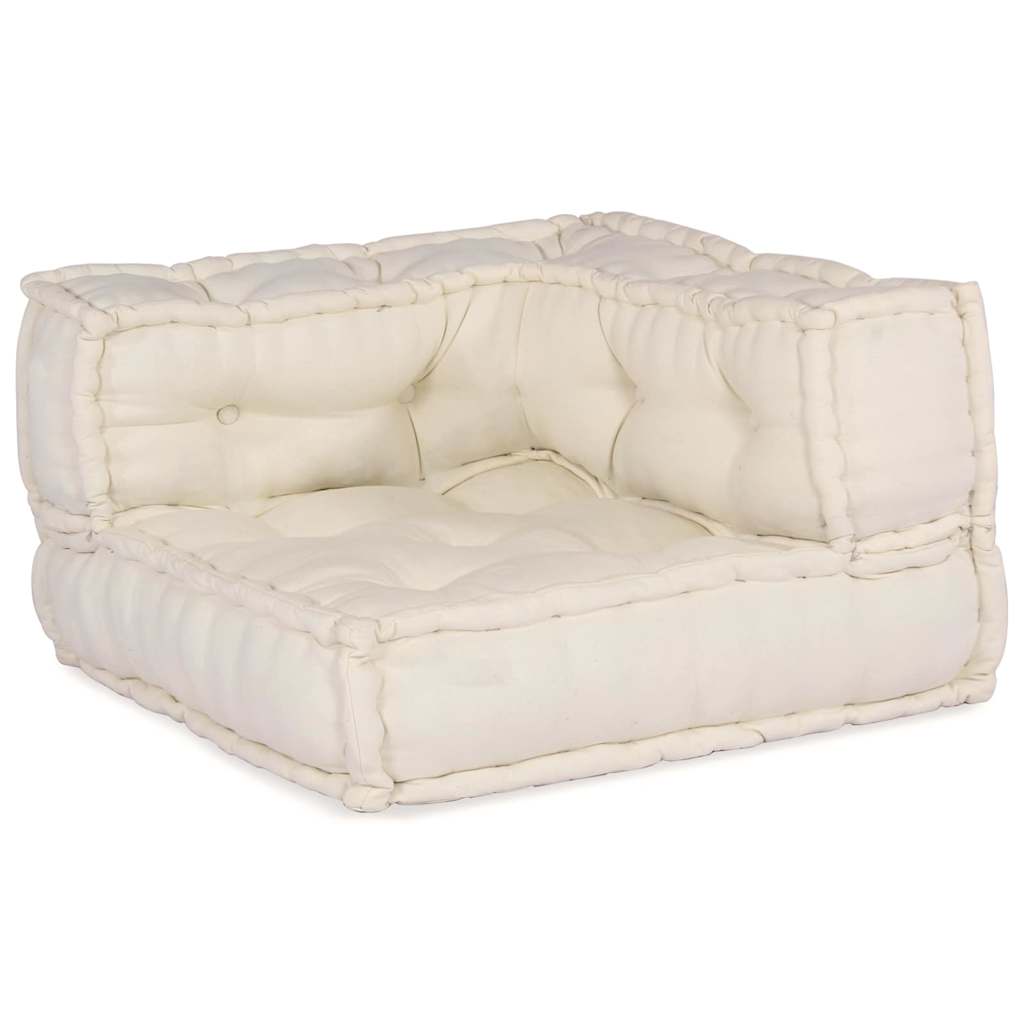 Modulsofa 4 Pcs Creme 70 X 70 X 56 Cm Stof Artisan Eg