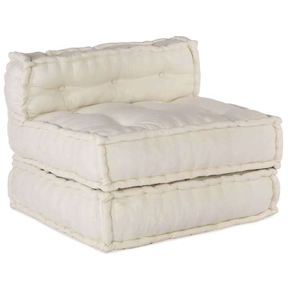 Modulsofa 4 Pcs Creme 70 X 70 X 56 Cm Stof Artisan Eg