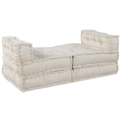 Modulsofa 4 Pcs Creme 70 X 70 X 56 Cm Stof Artisan Eg