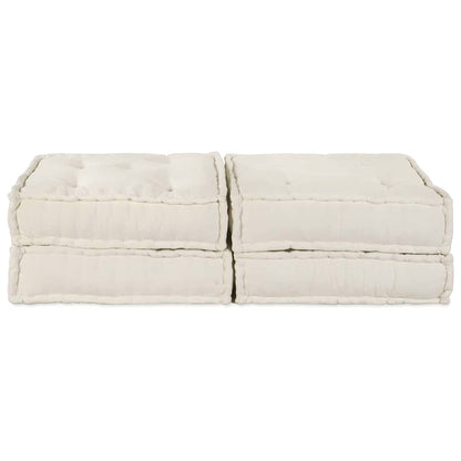 Modulsofa 2 Pcs Creme 70 X 70 X 36 Cm Stof Artisan Eg