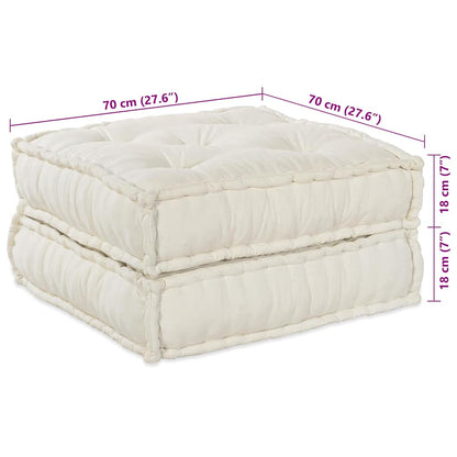 Modulsofa 2 Pcs Creme 70 X 70 X 36 Cm Stof Artisan Eg