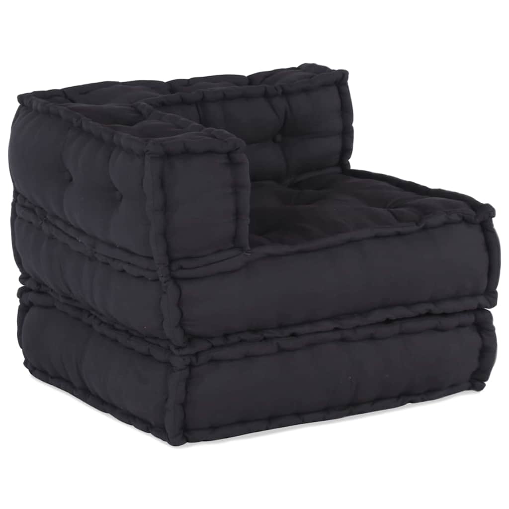 Modulsofa 2 Pcs Antracit 70 X 70 X 56 Cm Stof Artisan Eg