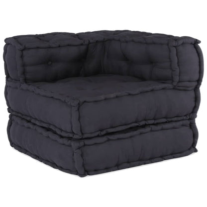 Modulsofa 2 Pcs Antracit 70 X 70 X 56 Cm Stof Artisan Eg