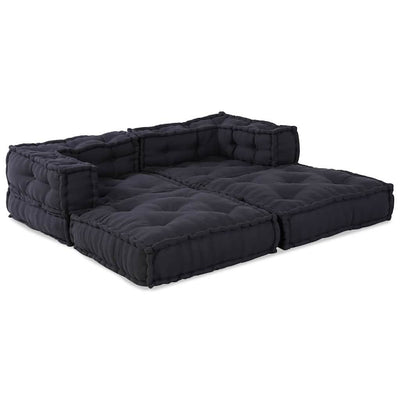 Modulsofa 2 Pcs Antracit 70 X 70 X 56 Cm Stof Artisan Eg