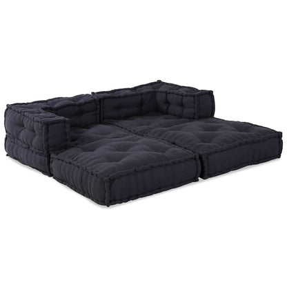 Modulsofa 2 Pcs Antracit 70 X 70 X 56 Cm Stof Artisan Eg