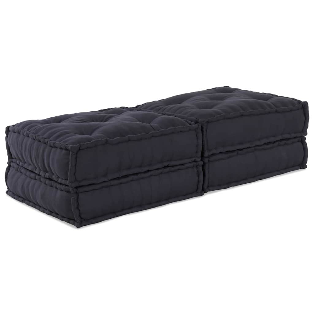 Modulsofa 2 Pcs Antracit 70 X 70 X 36 Cm Stof Artisan Eg