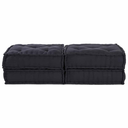 Modulsofa 2 Pcs Antracit 70 X 70 X 36 Cm Stof Artisan Eg