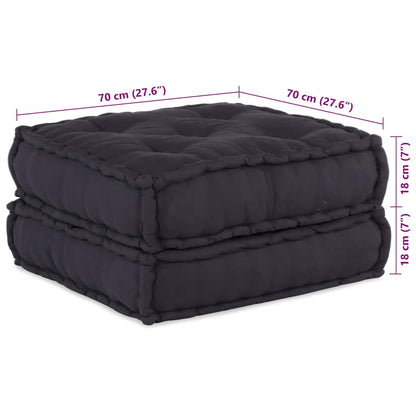 Modulsofa 2 Pcs Antracit 70 X 70 X 36 Cm Stof Artisan Eg