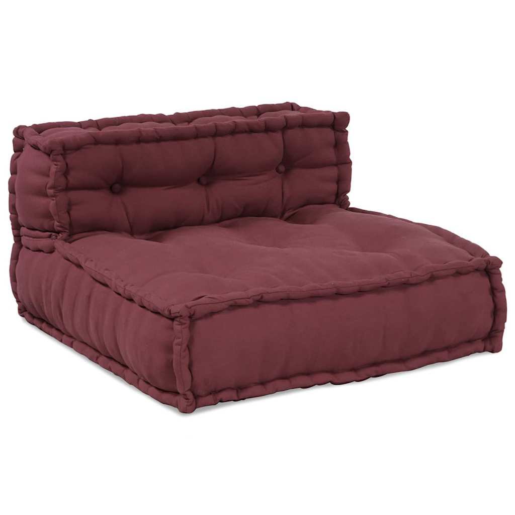 Modulsofa 4 Pcs Bordeaux 70 X 70 X 56 Cm Stof Artisan Eg