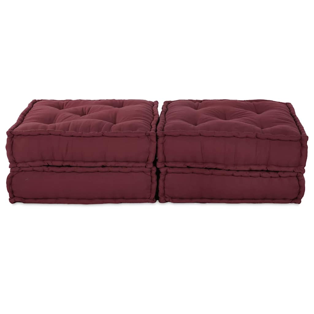 Modulsofa 2 Pcs Bordeaux 70 X 70 X 36 Cm Stof Artisan Eg