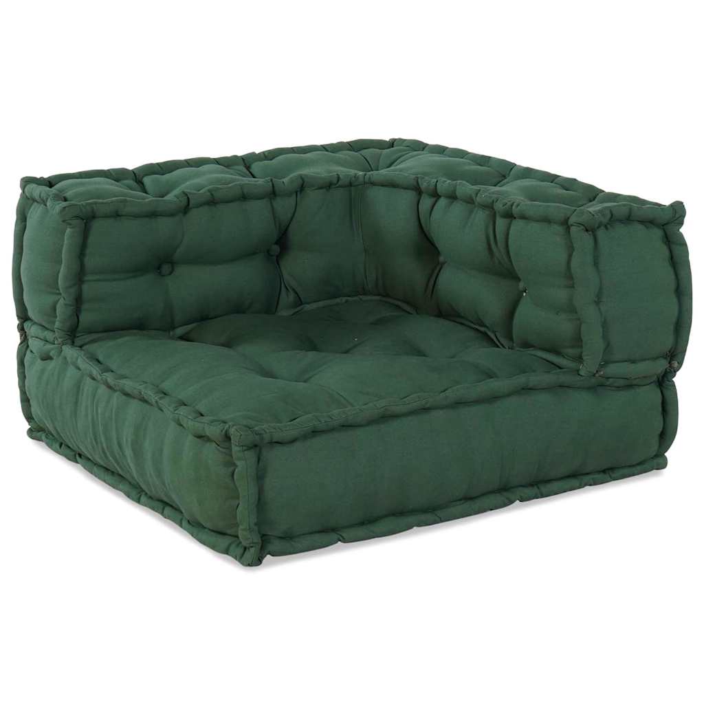 Modulsofa 4 Pcs Grøn 70 X 70 X 56 Cm Stof Artisan Eg