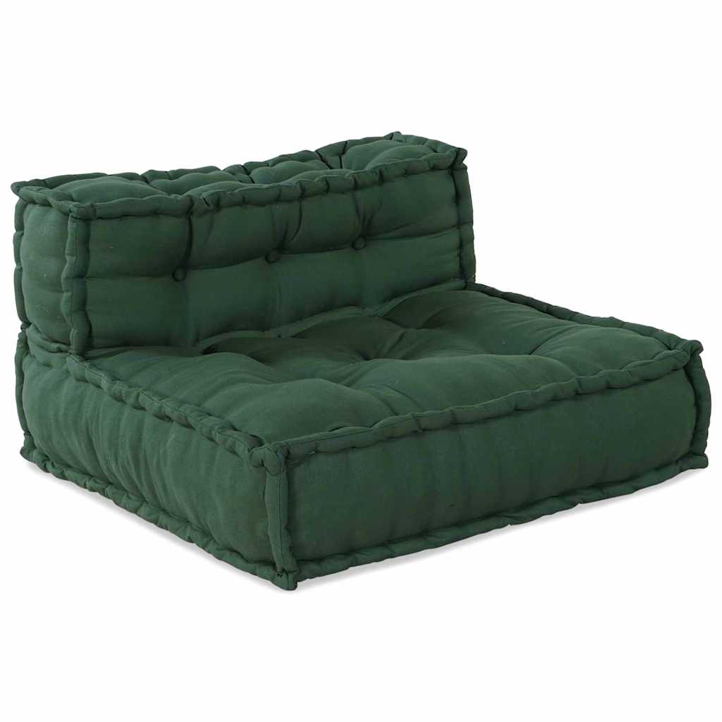 Modulsofa 4 Pcs Grøn 70 X 70 X 56 Cm Stof Artisan Eg