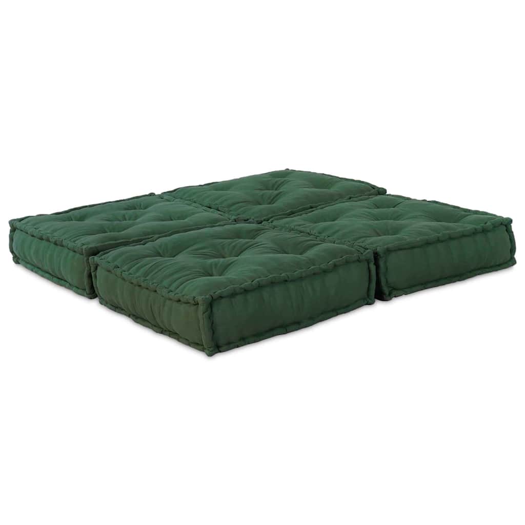 Modulsofa 2 Pcs Grøn 70 X 70 X 36 Cm Stof Artisan Eg