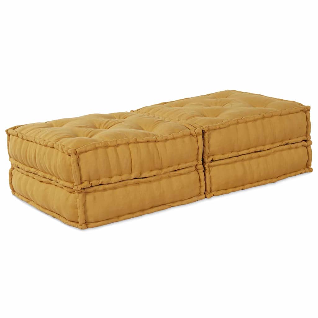 Modulsofa 2 Pcs Gul 70 X 70 X 36 Cm Stof Artisan Eg