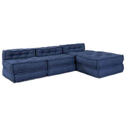 Modulsofa 4 Pcs Indigo 70 X 70 X 56 Cm Stof Artisan Eg