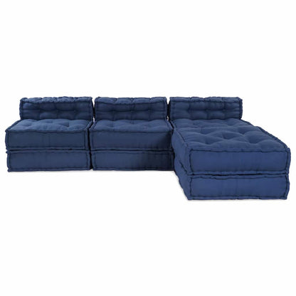 Modulsofa 4 Pcs Indigo 70 X 70 X 56 Cm Stof Artisan Eg
