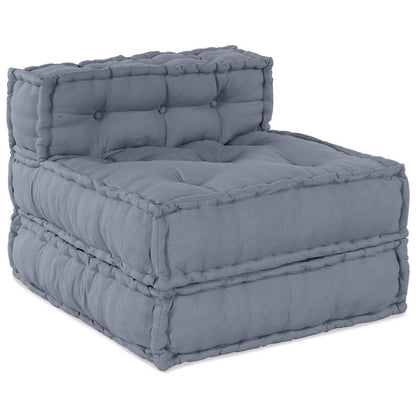 Modulsofa 4 Pcs Grå 70 X 70 X 56 Cm Stof Artisan Eg