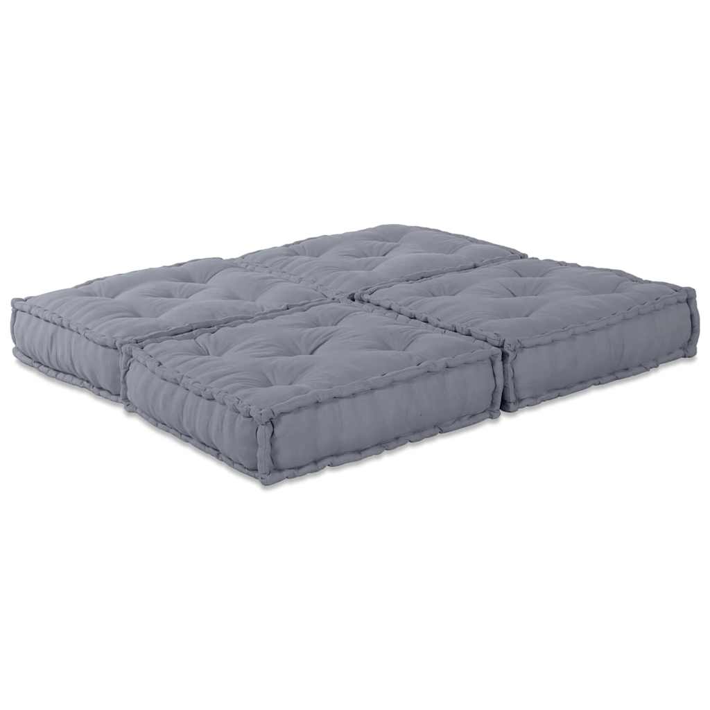 Modulsofa 2 Pcs Grå 70 X 70 X 36 Cm Stof Artisan Eg