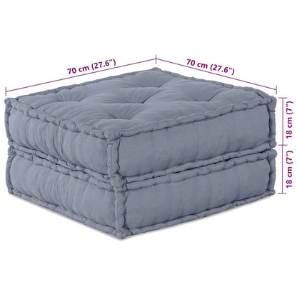 Modulsofa 2 Pcs Grå 70 X 70 X 36 Cm Stof Artisan Eg