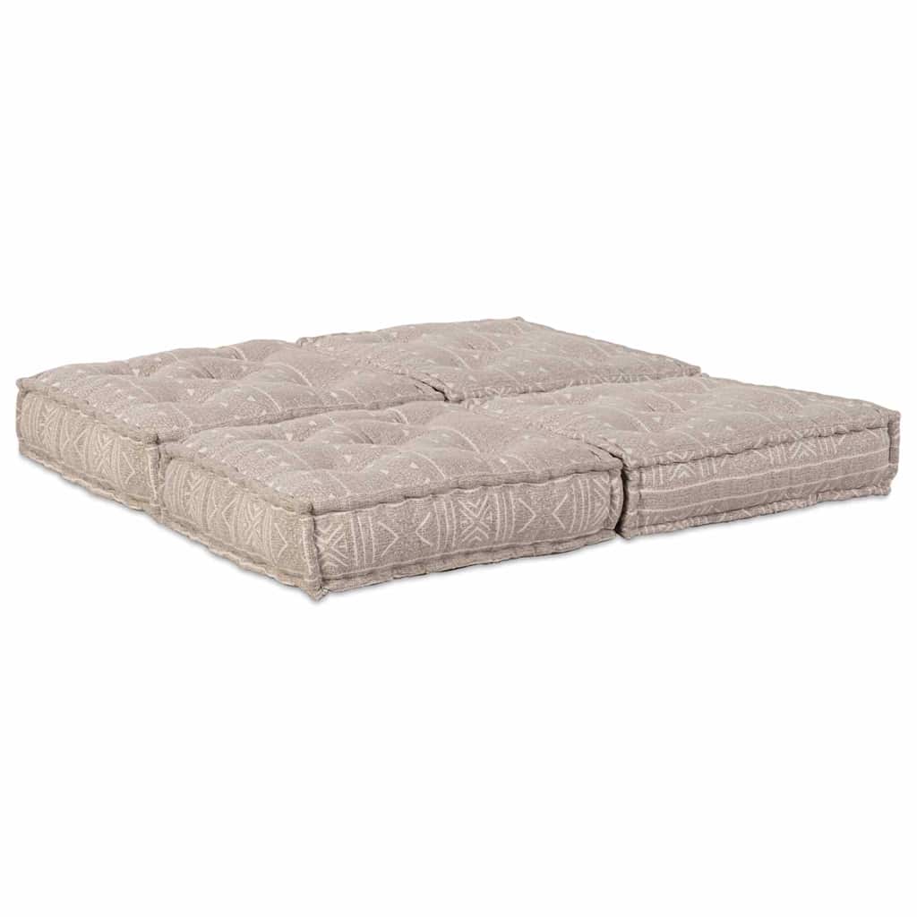 Modulsofa Geometrisk 2 Pcs Lysebrun 70 X 70 X 36 Cm Stof Artisan Eg