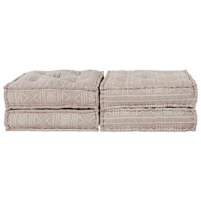 Modulsofa Geometrisk 2 Pcs Lysebrun 70 X 70 X 36 Cm Stof Artisan Eg