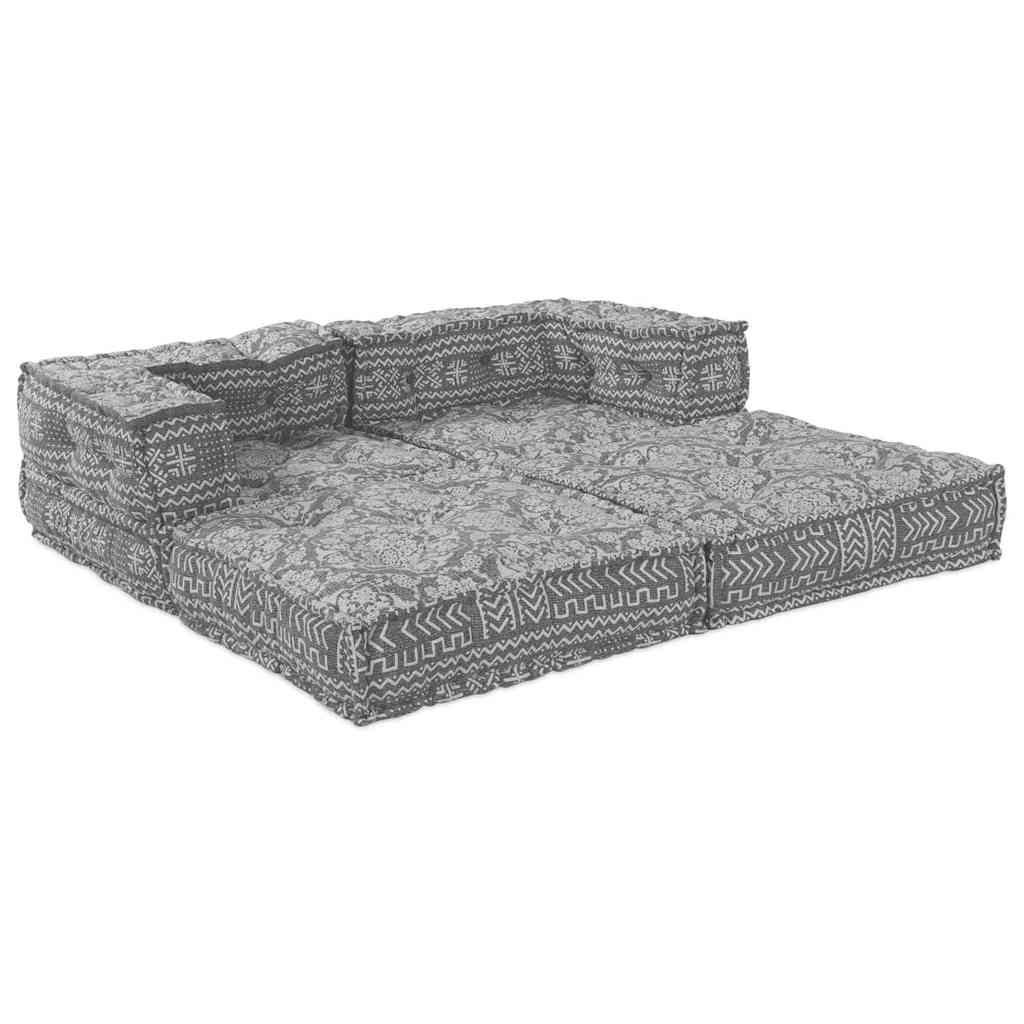 Modulsofa Geometrisk 2 Pcs Lysegrå 70 X 70 X 56 Cm Stof Artisan Eg