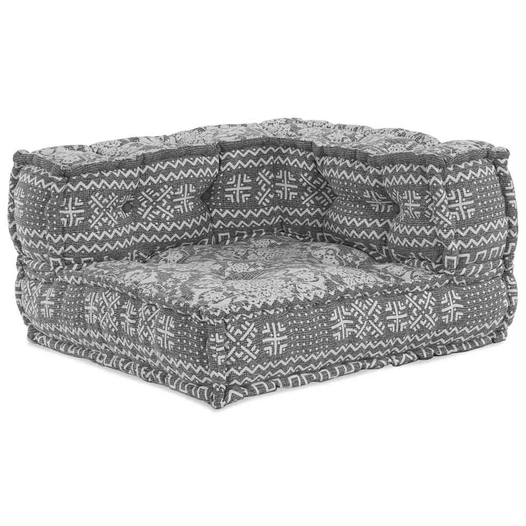 Modulsofa Geometrisk 2 Pcs Lysegrå 70 X 70 X 56 Cm Stof Artisan Eg