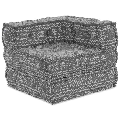 Modulsofa Geometrisk 2 Pcs Lysegrå 70 X 70 X 56 Cm Stof Artisan Eg
