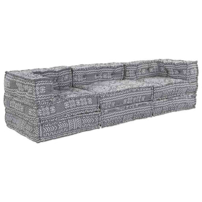 Modulsofa Geometrisk 3 Pcs Lysegrå 70 X 70 X 56 Cm Stof Artisan Eg