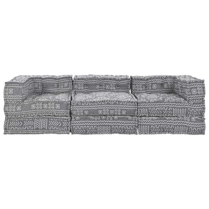 Modulsofa Geometrisk 3 Pcs Lysegrå 70 X 70 X 56 Cm Stof Artisan Eg