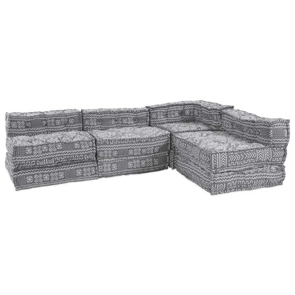 Modulsofa Geometrisk 4 Pcs Lysegrå 70 X 70 X 56 Cm Stof Artisan Eg