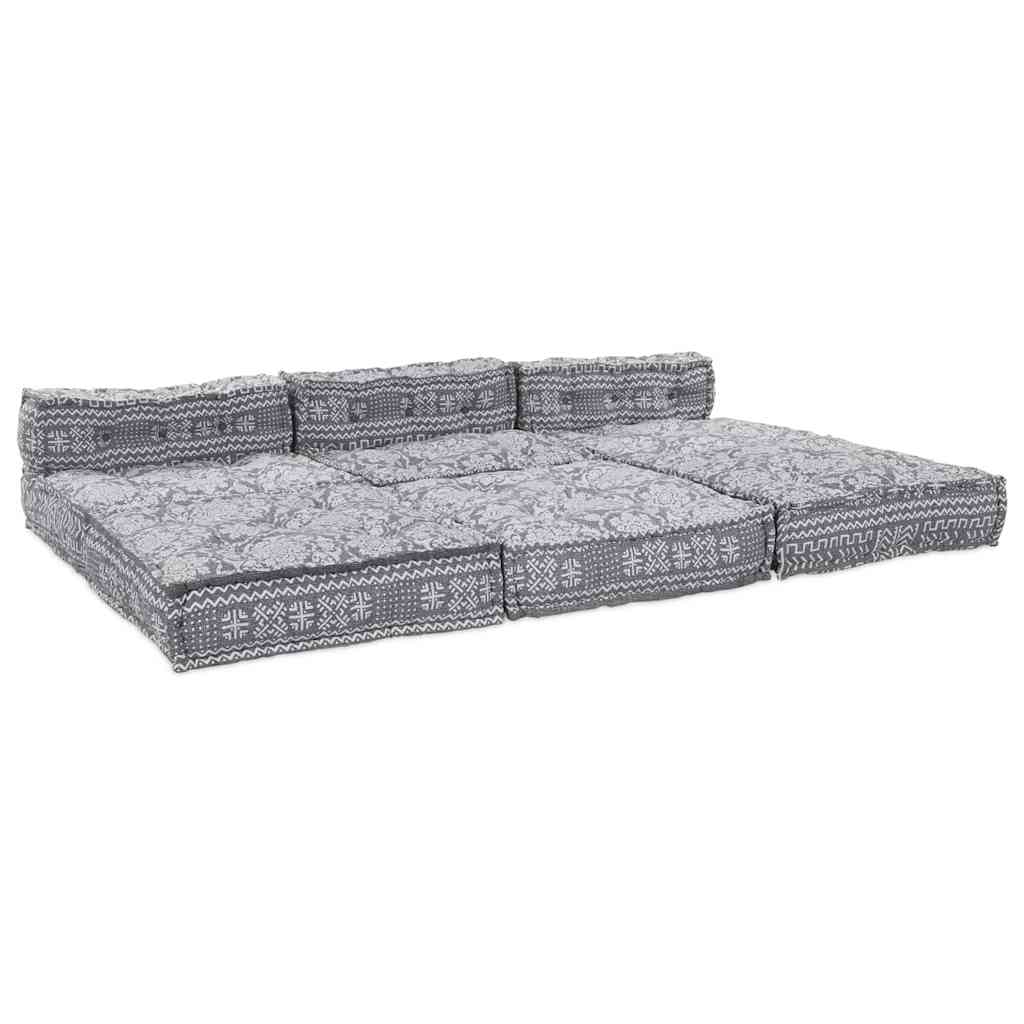 Modulsofa Geometrisk 4 Pcs Lysegrå 70 X 70 X 56 Cm Stof Artisan Eg
