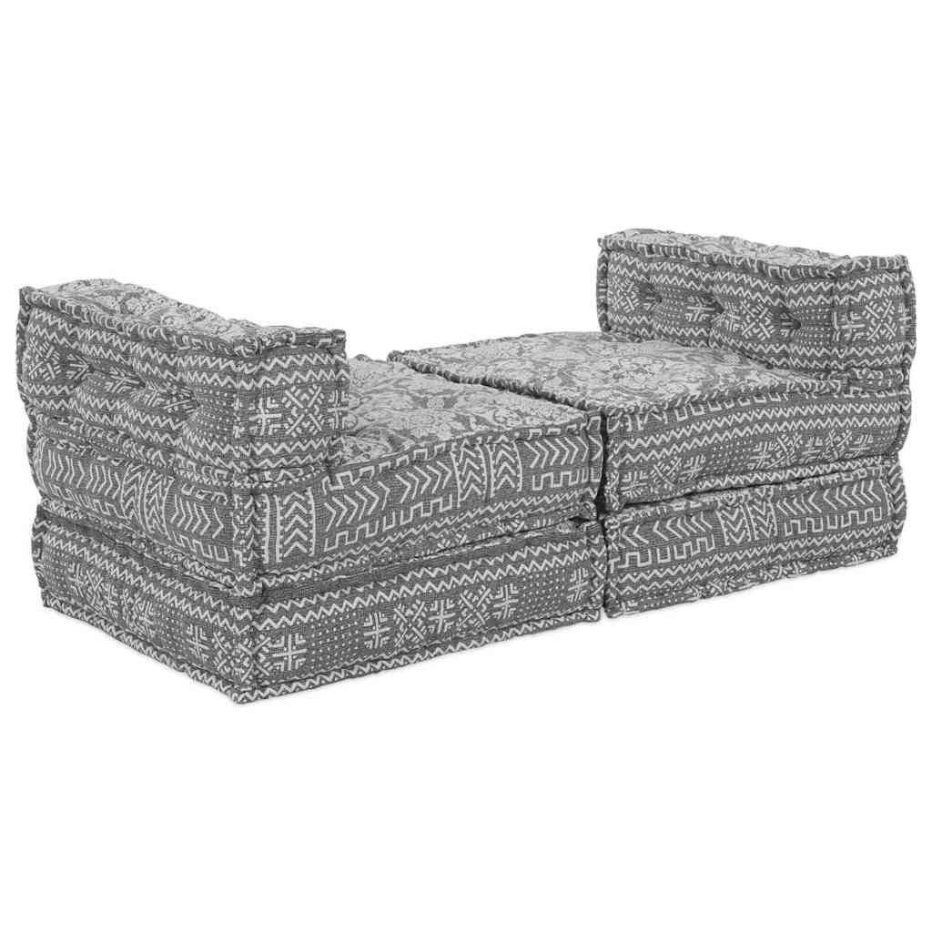 Modulsofa Geometrisk 4 Pcs Lysegrå 70 X 70 X 56 Cm Stof Artisan Eg