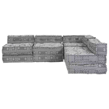 Modulsofa Geometrisk 4 Pcs Lysegrå 70 X 70 X 56 Cm Stof Artisan Eg