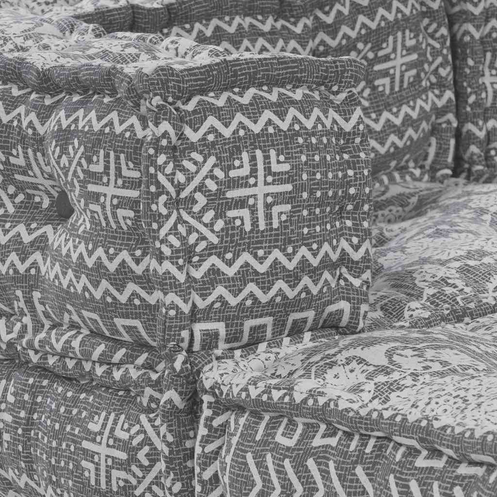 Modulsofa Geometrisk 4 Pcs Lysegrå 70 X 70 X 56 Cm Stof Artisan Eg