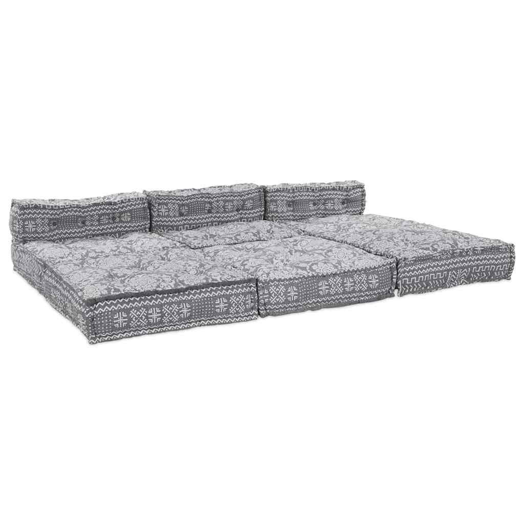 Modulsofa Geometrisk 4 Pcs Lysegrå 70 X 70 X 56 Cm Stof Artisan Eg