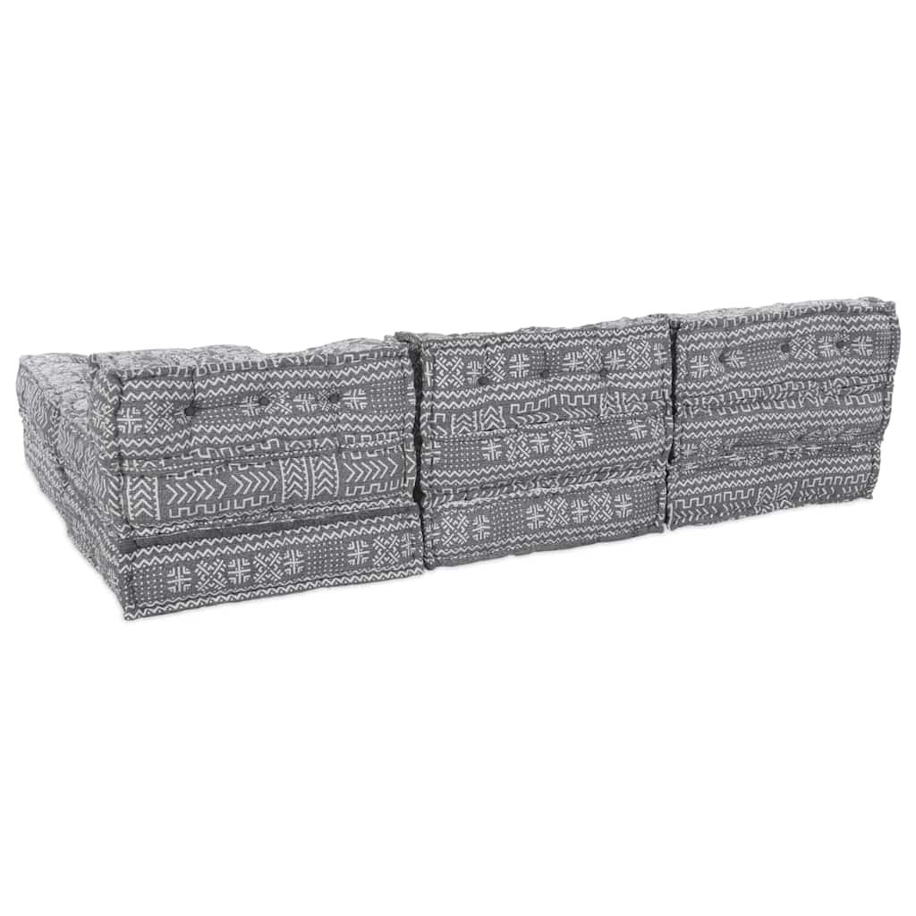Modulsofa Geometrisk 4 Pcs Lysegrå 70 X 70 X 56 Cm Stof Artisan Eg