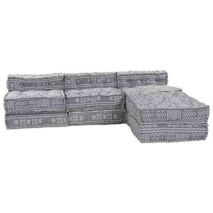 Modulsofa Geometrisk 4 Pcs Lysegrå 70 X 70 X 56 Cm Stof Artisan Eg
