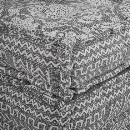 Modulsofa Geometrisk 2 Pcs Lysegrå 70 X 70 X 36 Cm Stof Artisan Eg