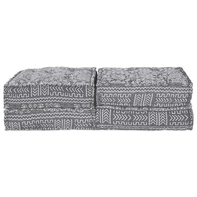 Modulsofa Geometrisk 2 Pcs Lysegrå 70 X 70 X 36 Cm Stof Artisan Eg